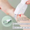 Automatic Telescopic Measuring Tape Soft Body Sewing Ruler with Centimeter Scale White Tool for Tailor and Daily Use