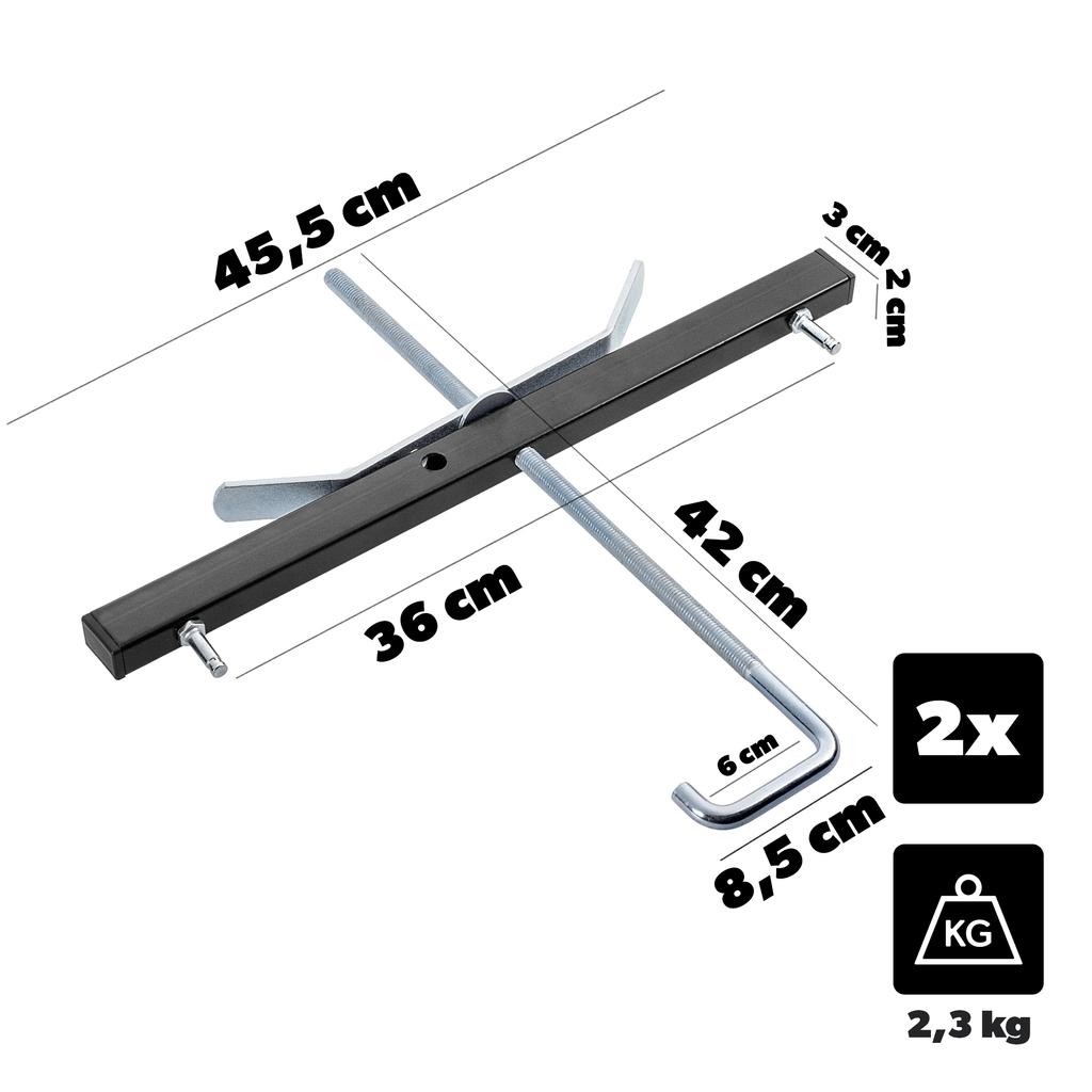 KADAX Steel Bracket for Ladder On the Trunk