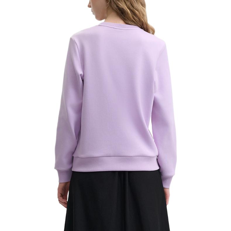 Fila X Rousseau Heritage Series Fashion Casual Comfortable Versatile Sweatshirt Women Sweatshirt Bell-Purple F11W448210F-PU