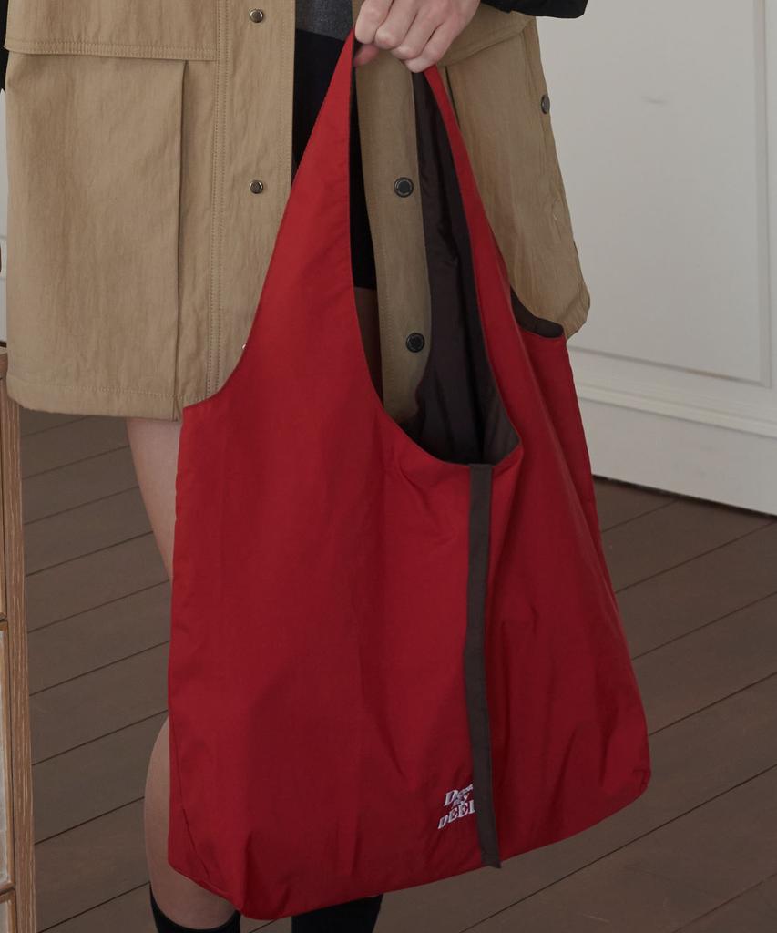 Dearmydeer Waterproof) Reversible Shoulder Bag_ Red+Brown