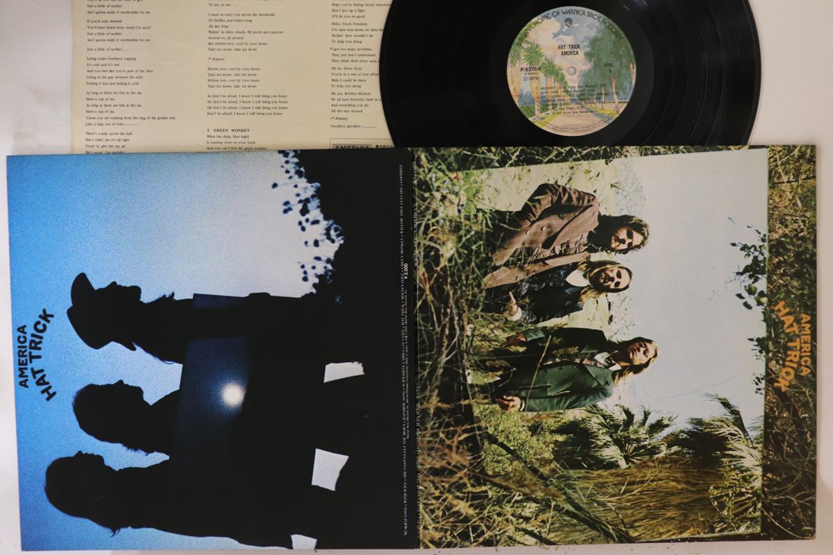 

LP Пластинка AMERICA - Hat Trick P8376W WARNER BROS 1973 Япония Рок