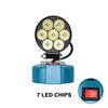 Wireless LED Work Light Portable Jobsite Light Spotlight Lamp Flood Light Flashlight Fit Makita 18v Battery (No Battery)
