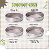 Stainless Steel Flour Sieve for Baking Fine Mesh Strainer Round Flour Sifter Reusable Diameter 7.9 Inch Ceramic Glaze Filter