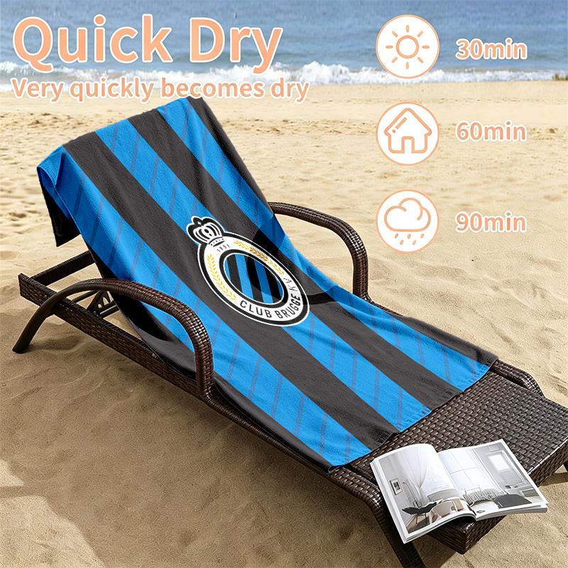 Club Brugge KV Beach towels also serve as bath towels summer essential a musthave for the outdoors the beach and the pool