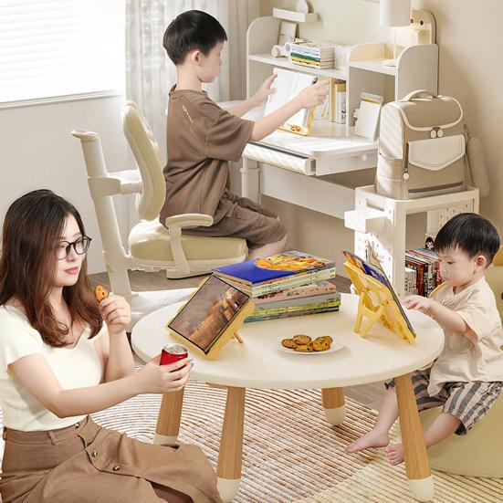 Adjustable Book Stand for Kids, Multi-Angle Reading Rack for Book Tablet, Thickened Book Holder for Desk, Hands-Free Cookbook Stand