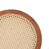 Rattan Serving Tray Plate Dish Display Snack Bread Organizer Storage Platter for Dinner Bedroom