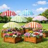 Popular Plant Sunshade Flower Potted Plant Sunscreen Umbrella Heat Insulation Outdoor Plant Floor Insert Umbrella Company