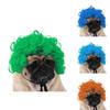 Hilarious Fun Pet Wig With Big Hair And Bangs Ideal For Cats And Dogs For Festive Celebrations
