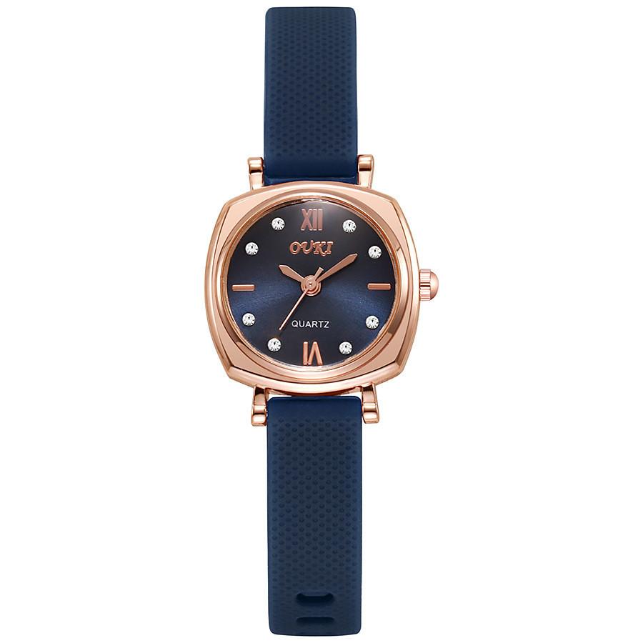 

Minimalist Womens Quartz Watch With Sapphire Glass For Casual Daily Use синий