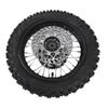 12 Inch Dirt Bike Rear Wheel Rim 80 100 12 3.00 12 Rear Wheel Tire and Rim Inner Tube 15mm Axle with Brake Rotor and