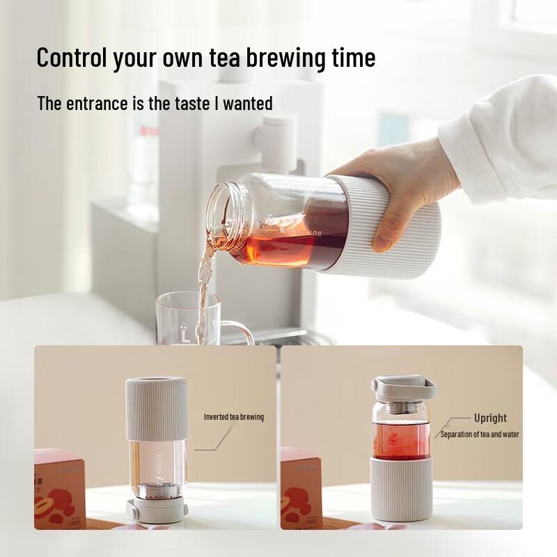 Buydeem Tea Infuser Glass Tumbler
