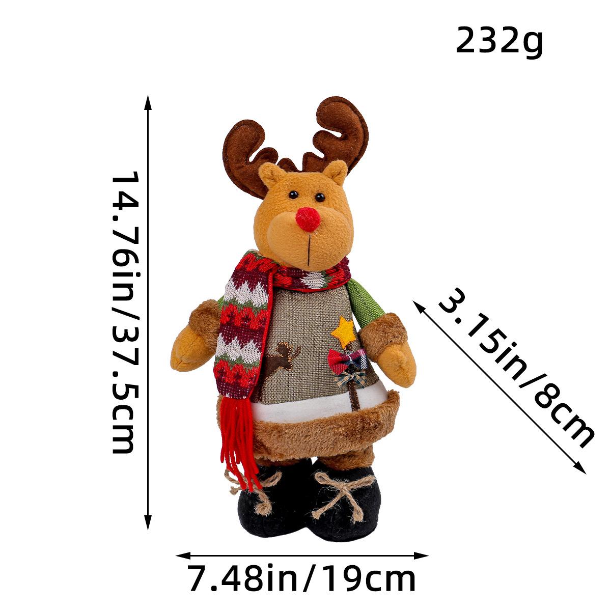 

Рождественские украшения, стоячая кукла, подвеска в виде маленькой куклы-старичка в европейском и американском стиле