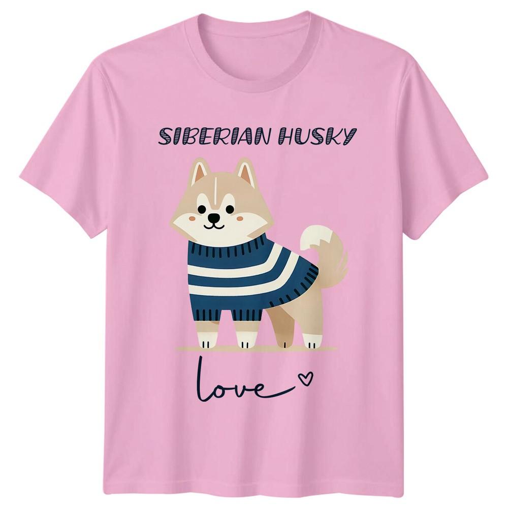 Cute Siberian Husky Love TShirt Dog Breed Tee Gift