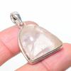 Natural Rose Quartz Gemastone 925 Sterling Silver Jewelry Pendant 1.50" AP-14592