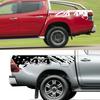 Car Sticker Pickup Trunk Side Decal For Mitsubishi L200 Triton Nissan Navara Ford F150 Universal Graphics Splash 4X4 Decor Cover