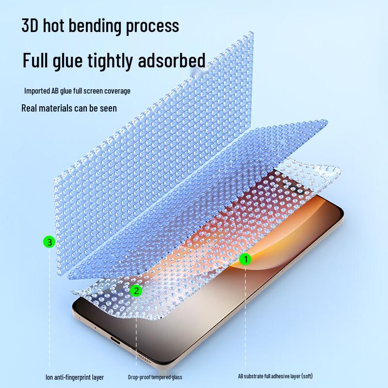 Smorss Honor Magic8 Pro 3D Curved Tempered Glass Screen Protector (2-Pack)