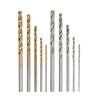 50/100Pcs Titanium-Coated Twist Drill Bit Set 1-3Mm Small Drill Bit Electric Drill Drilling Set Woodworking