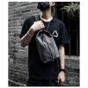 Men Canvas Chest Bag Large Capacity Crossbody Bags Retro Shoulder Bag Casual Student Messenger Bag