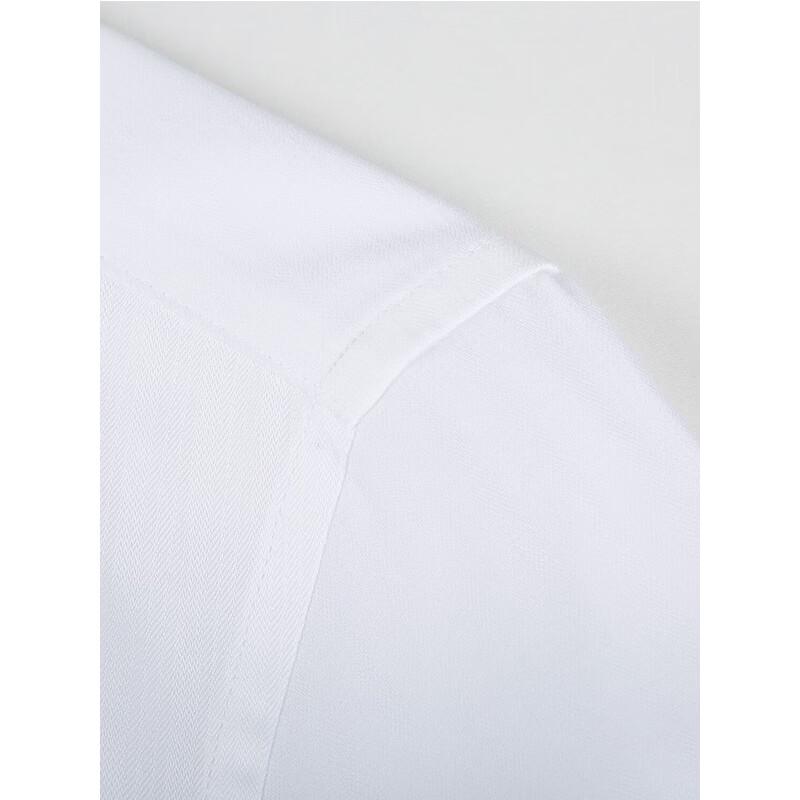 Men's 100% Cotton Embroidered Stripe Business Long-Sleeve Shirt