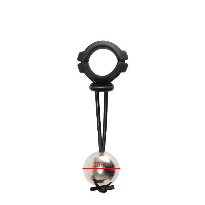 Adjustable Steel Ball Lock Ring Bdsm Male Penis Exercise Device Heavy Stretcher Penis Lasting Erection Enlarger Sex Toys For Men