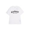 T-shirt da Uomo a Maniche Corte con Stampa di Lettere, Girocollo, Vestibilità Aderente, Taglio Dritto, Top Bianchi I032875-00A-XX