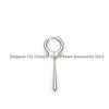 Titanium Alloy Water Drop Pendant Earrings with Anodized Color Change – G23 Titanium Hoop Body Piercing Jewelry.