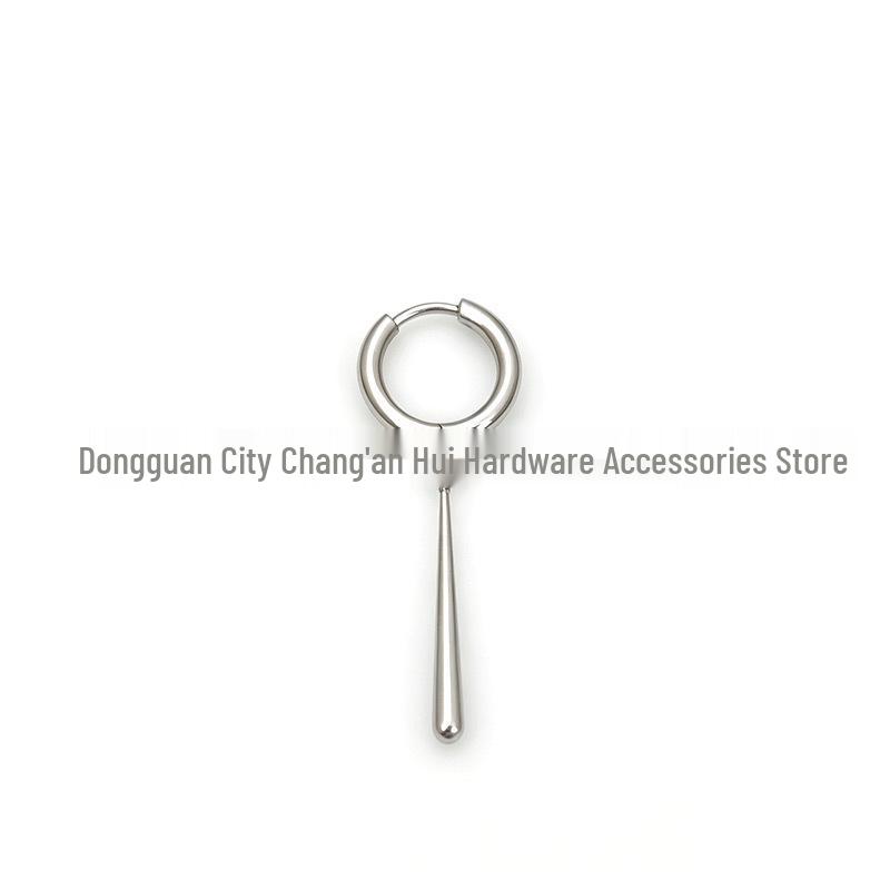 Titanium Alloy Water Drop Pendant Earrings with Anodized Color Change – G23 Titanium Hoop Body Piercing Jewelry.