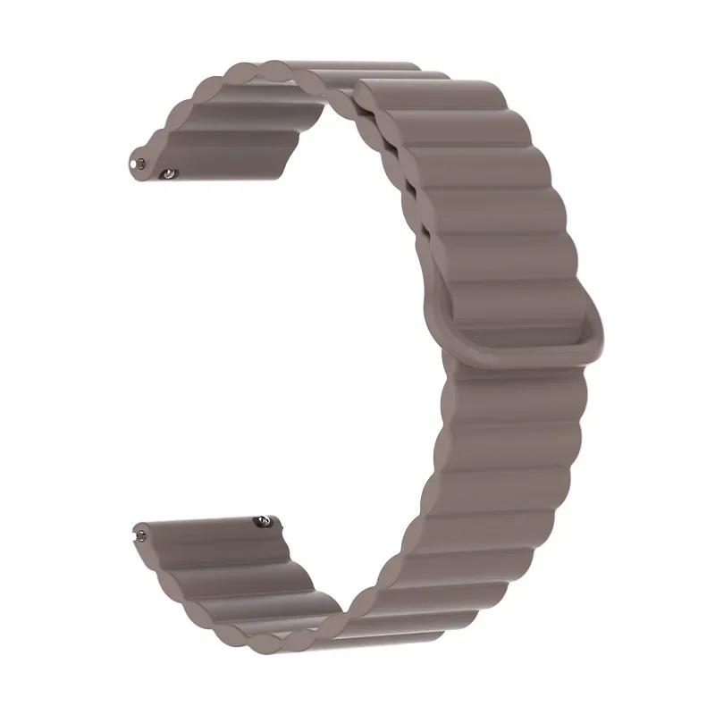 20mm 22mm Magnetic Loop band For Amazfit GTS4/2/3/3pro/GTS2 Mini/GTR 4 42mm/47mm/GTR2/2e/stratos belt bracelet Amazfit bip strap