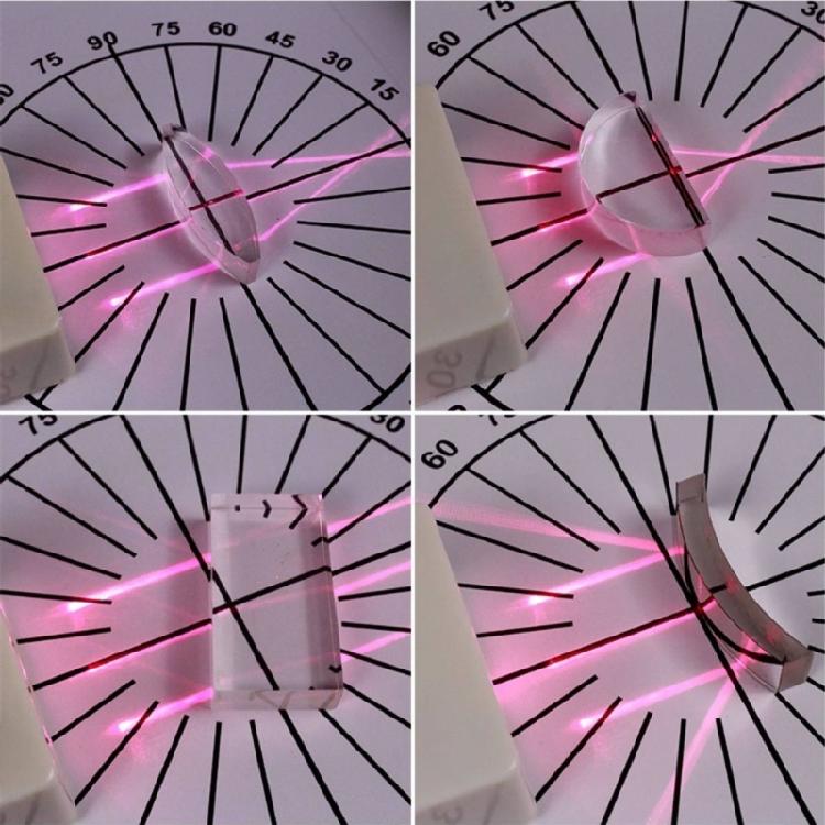 Optical Experiment Set Light Reflection and Refraction Demonstrator For School Laboratory Visualizing Light Propagation