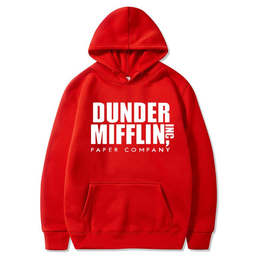 The Office Dunder Mufflin INC Hoodie Dwight Schrute Sweatshirt Women Hoodies Casual Pullover Hooded Sweater