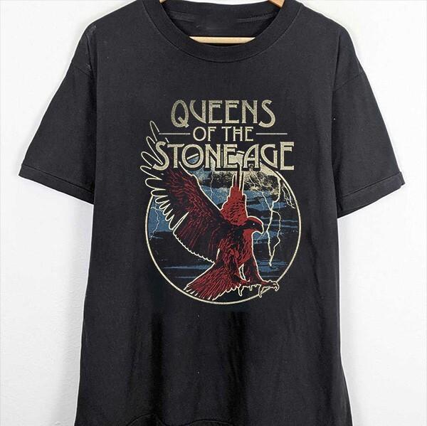 

Hot Queens Of The Stone Band Shirt Country Music Men S-4XL Tee P675 Unisex T-Shirt M