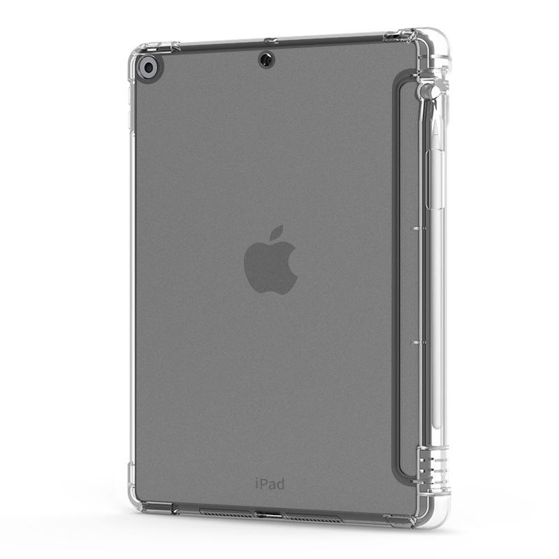 Applicable to ipad10.2 protective case, tablet protective case 9.7 inch four-corner airbag anti-drop case, transparent soft case