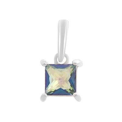 Silver Pendant with Mystic Topaz 0.473ct (2212638)