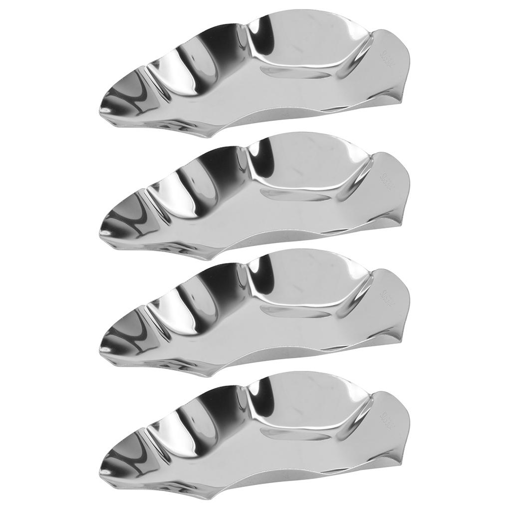 Sauce Dish Portable Stainless Steel Appetizer Tray Roast Spice Seasoning Plates Condiment Washable Dipping Household Kitchen