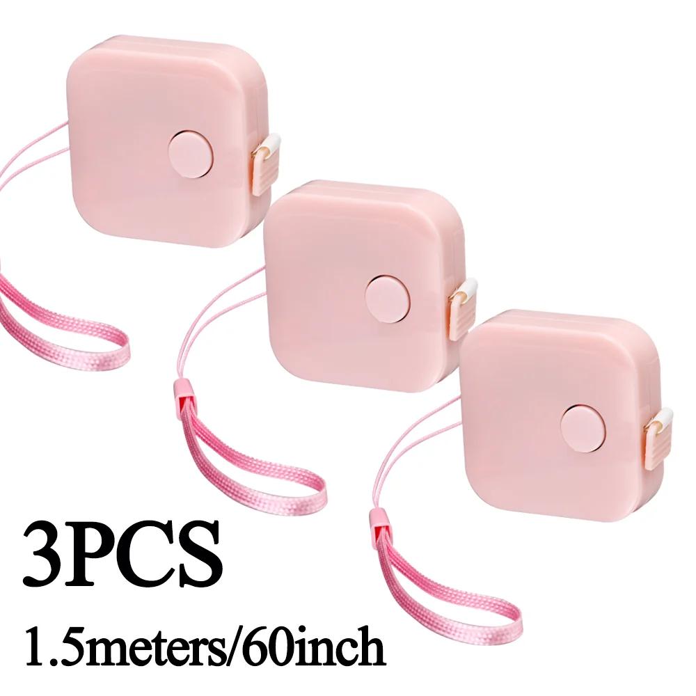 Macaron Color Soft Tape Measure Double-sided Soft Measurement Ruler for Weight Loss Medical Body Measurement Sewing Tailor Craft
