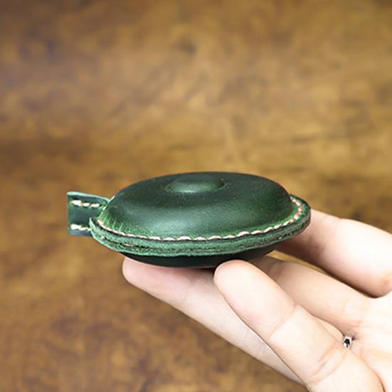 1.5M/60-inch Mini Faux Leather Tape Measure Portable Double-sided Soft Measuring Tape Retractable Flexible Height Ruler Tape Measuring Tool