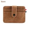 Men's PU Leather ID Credit Card Holder Wallet Coin Purse Fashion Women Business Slim Money Pocket Case Multi-card Card Holder