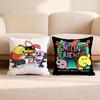 S-Smiling cartoon F-Friends Cushion Cover Home & Car Multi-Scene Pillow Cover - Reversible, Soft & Durable for Daily Use