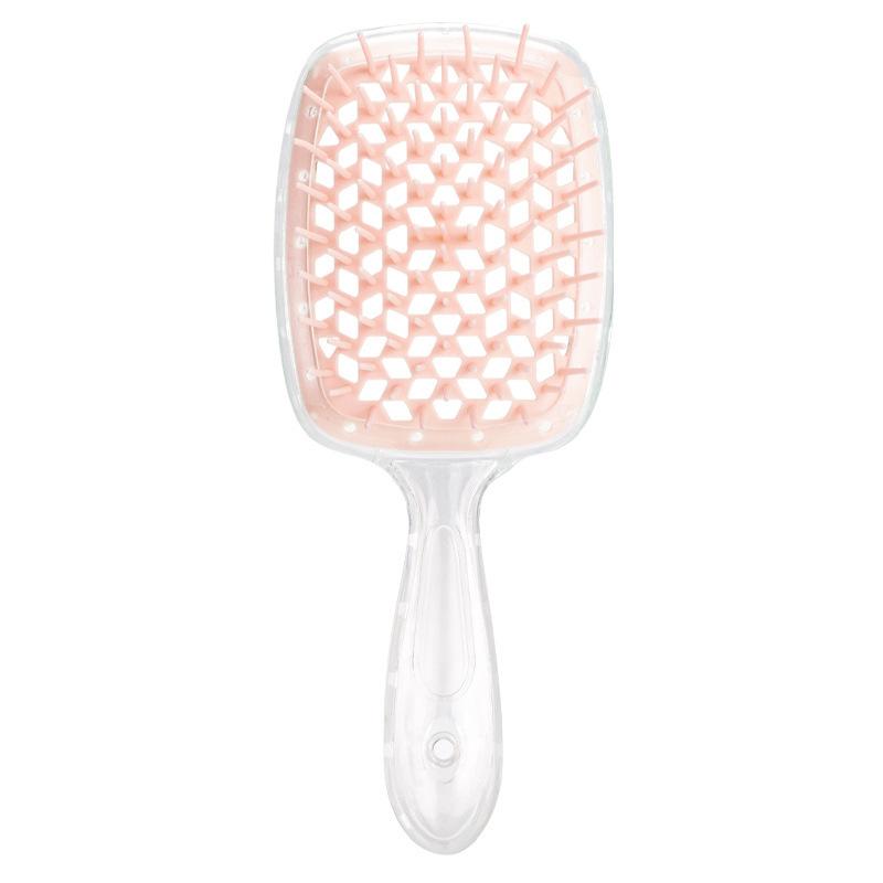 Hair Comb with Mesh Cutout Design for Detangling and Styling or Dry Hair