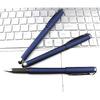 Black Gel Ink Rollerball Pens 0.7mm Gel Pens 2-in-1 Stylus Pens Medium Point Pen for Office, Black Ink (18 Pack-Blue)