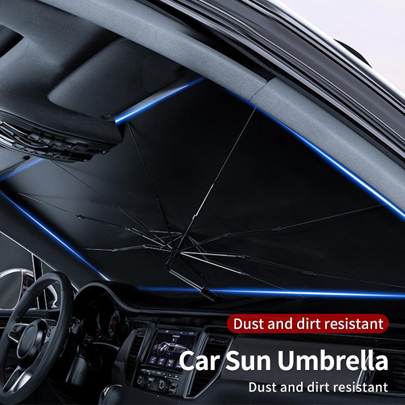 LEG1 Car Front Windshield Sunshade Umbrella Summer Sun Protection For VW R Magotan Passat Tiguan Scirocco Golf 5 7 Polo Jetta Sagitar