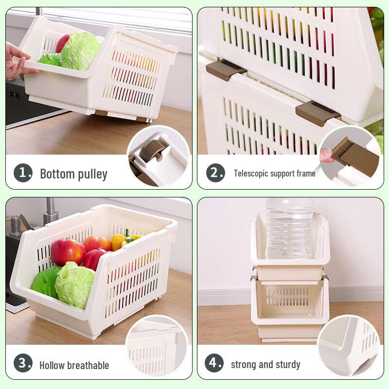 Chahua Stackable Plastic Corner Storage Rack