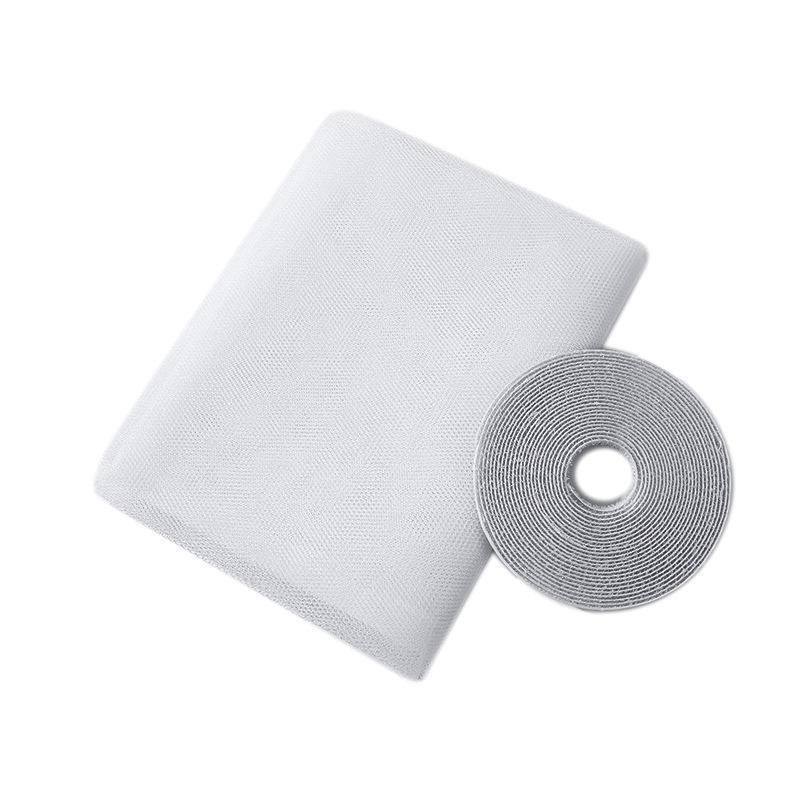 

New Black And White Curtain Insect Netting Mesh Self-Adhesive Mosquito Net Window Window Screen Anti-Mosquito Door Fly Nets 1.5X2M