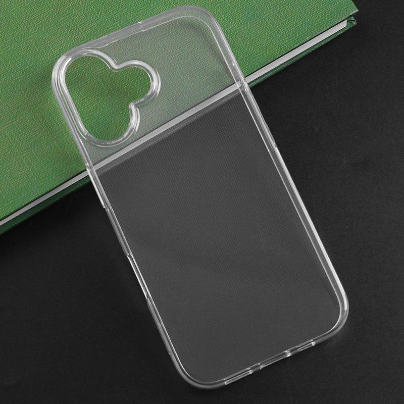 Transparent Anti-Drop TPU Soft Case for iPhone 17 Pro Max, 16 Plus, 15, 14 - Anti-Slip, Protective Cover