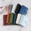 Portable Crocodile Pattern Leather Notebook with Card & Cash Slots