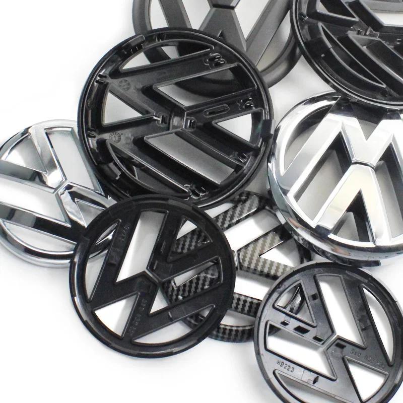 ·VW 135mm Car Front Grille Badge and 110mm Rear Trunk Emblem Lid Logo Accessories For Volkswagen Golf 6 MK6 5K0853601C 5K0853630