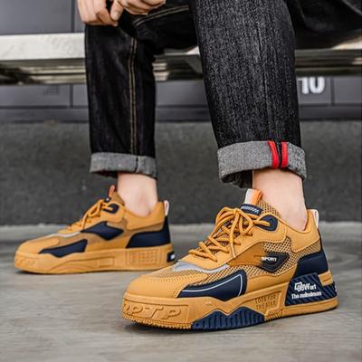 Fashion Men's Casual Sports Shoes Low-Top Fashion Trend Mesh Men Skateboard Shoes New 2025 Summer Outdoor Sports Shoes Tenis Masculino