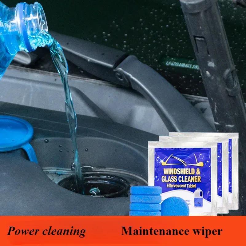 Car Windshield Cleaner, Glass Water Solid Effervescent Tablets for Car Window Wiper Washer Cleaning Accessories