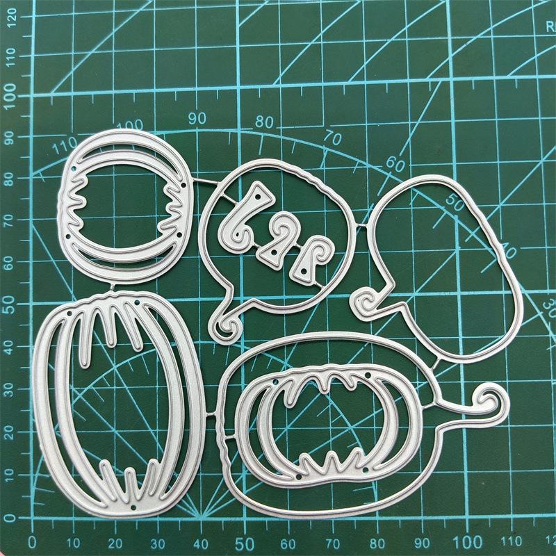 Halloween-Kürbisbrett, Metall-Stanzschablonen, DIY-Kartenherstellung, Papierbasteln, Scrapbooking, Fotoalbum, Prägung, Deko