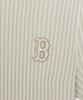 Emelbi Women'S Basic Street Rib Short Sleeve Knit Bos (Cream)